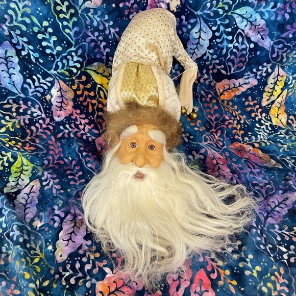 Wizard/Father Christmas Doll head - Picture 1 of 7
